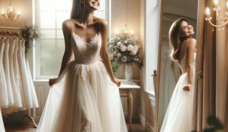 Tailoring Your Dream: The Journey of Wedding Dress Alterations 3 happy bride
