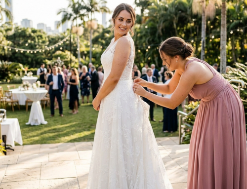 How a Wedding Dress Bustle Works: A Guide for Brisbane Brides
